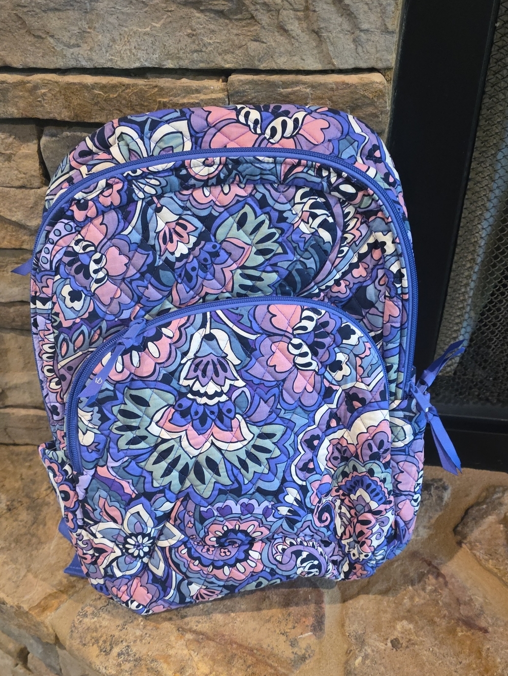 Vera Bradley Floral Swirls Large Essential Backpack-NWT